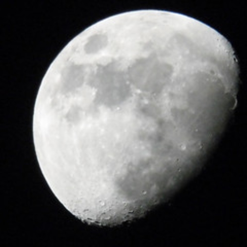 【観光・散策】県立ぐんま天文台　月面写真（ケータイで撮影）