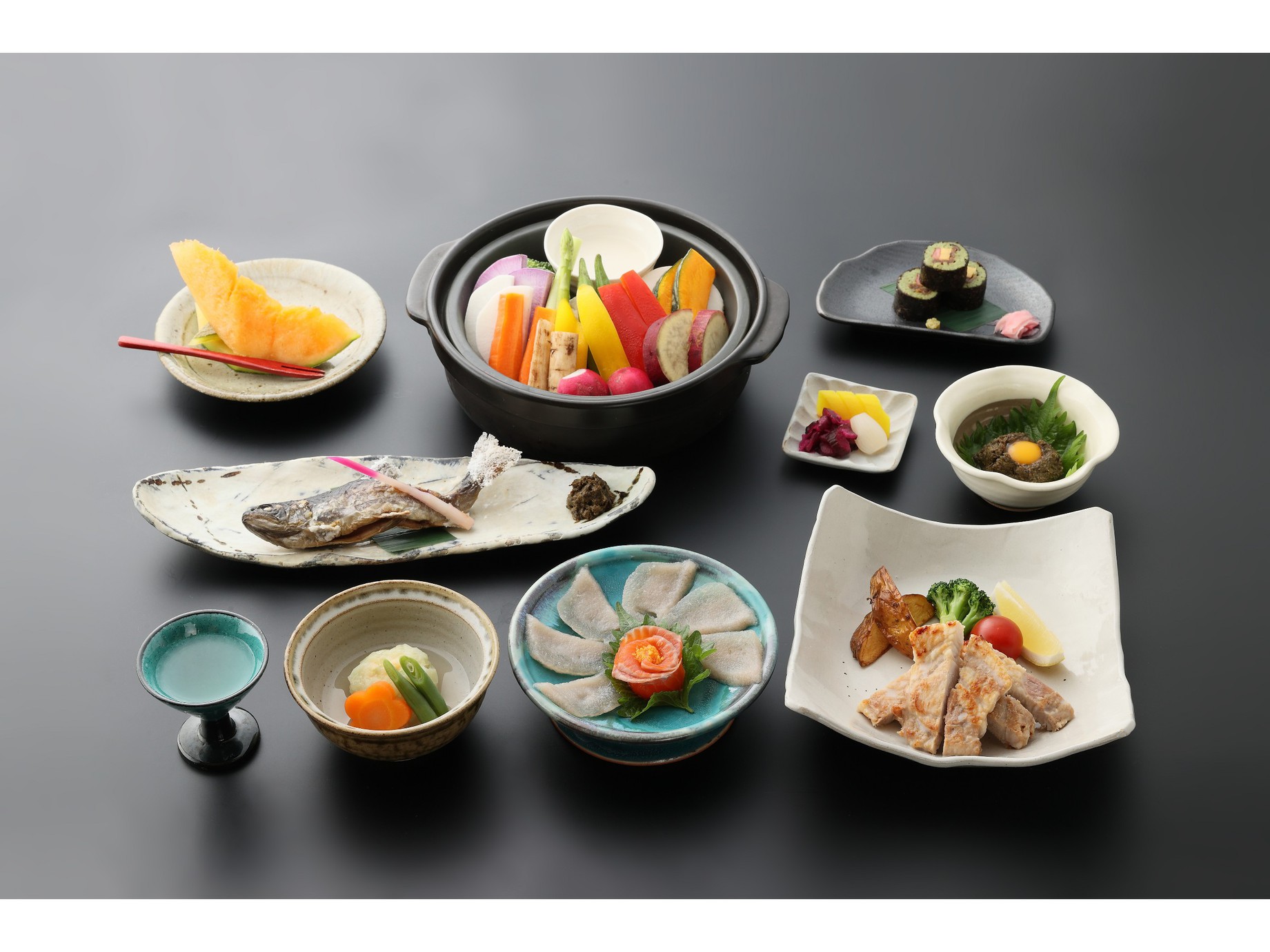 【ペット】☆ワンちゃんと一緒！小食のお客様に絶景の露天風呂付特別室少食フ゜ラン【アウト10時】
