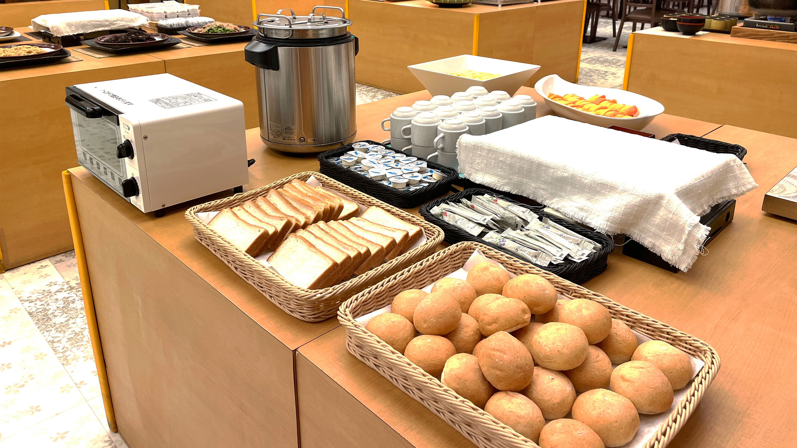 朝食バイキング一例