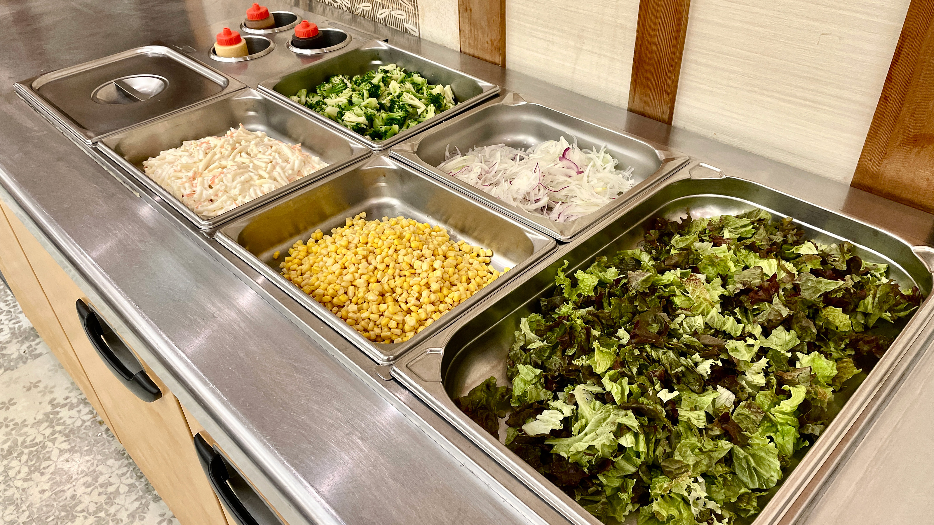 朝食バイキング一例