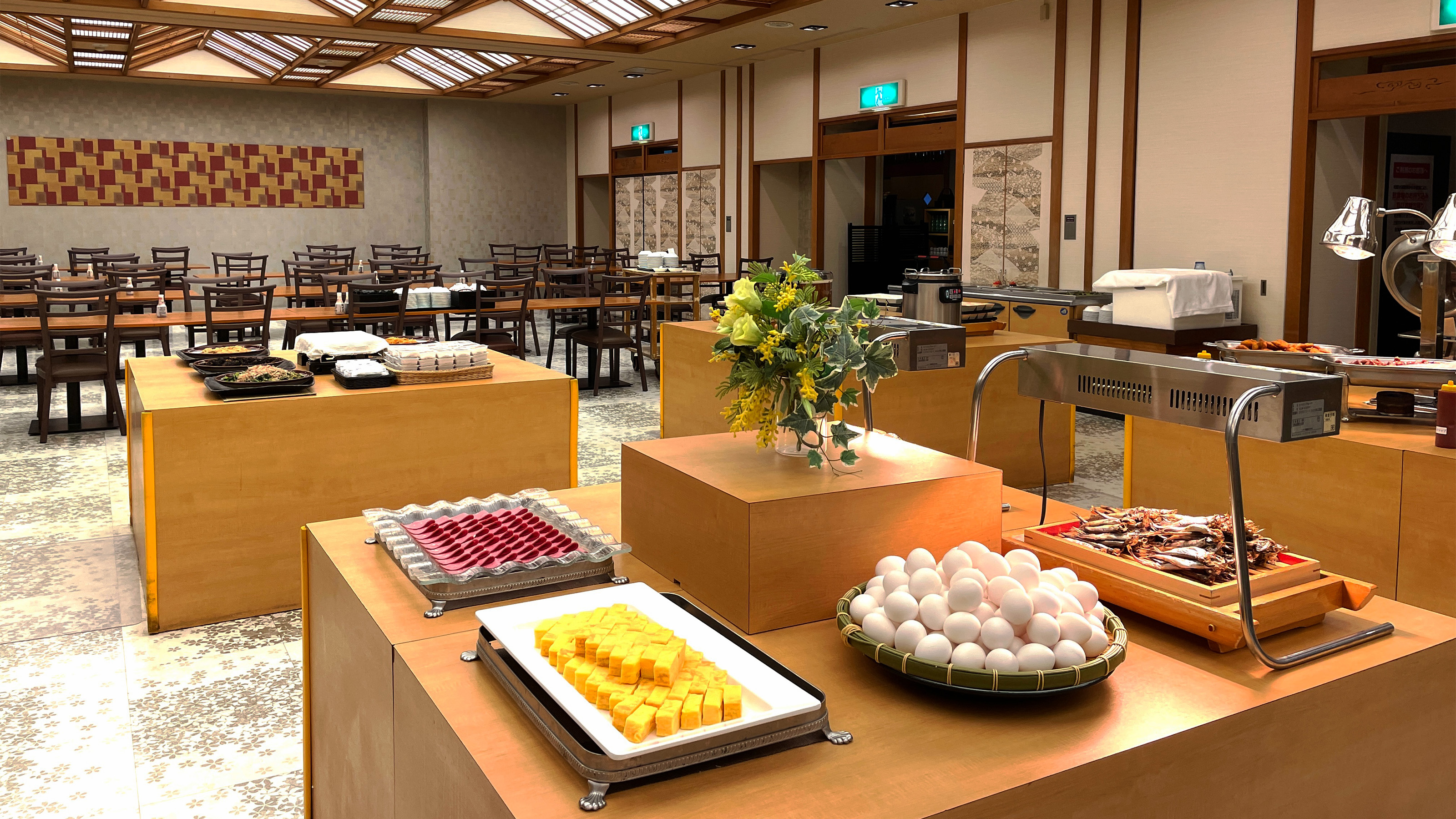 朝食バイキング一例