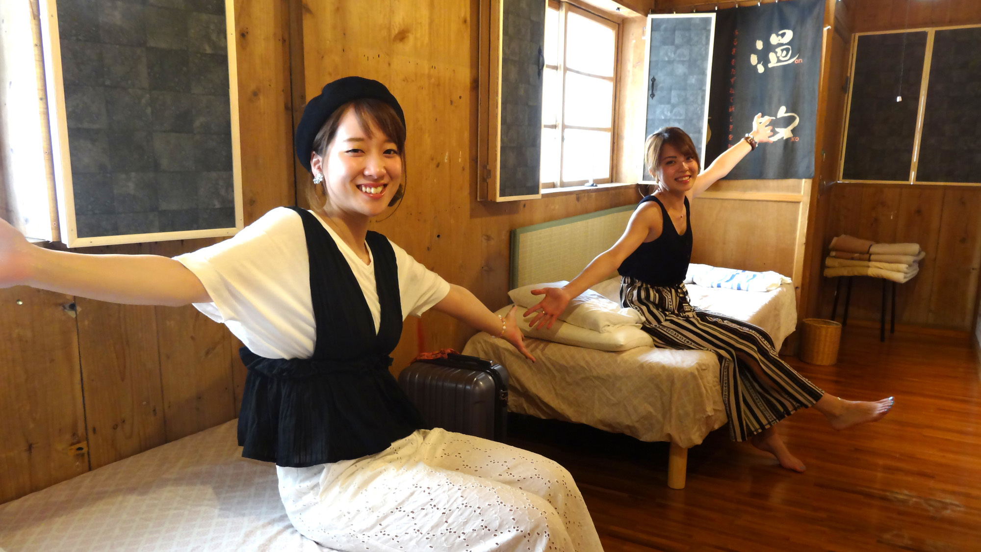 【男女別ドミトリーor裏座】裏座もドミトリー使用に変更可能！ベッドを繋げずに１台づつの設置もできます