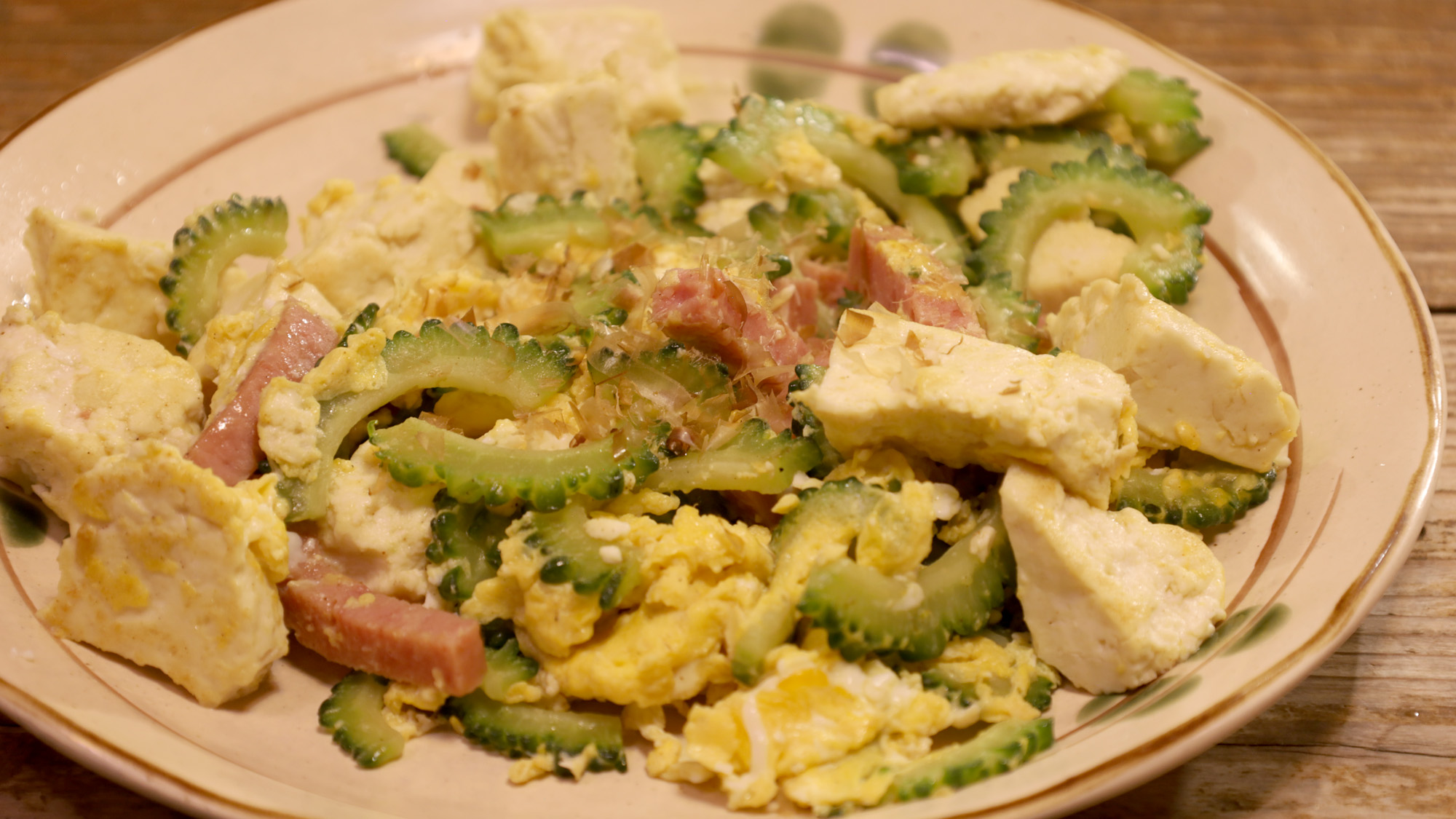 【ゴーヤーちゃんぷる】もちろんありますよ！なんてったってごーやー荘ですからね♪