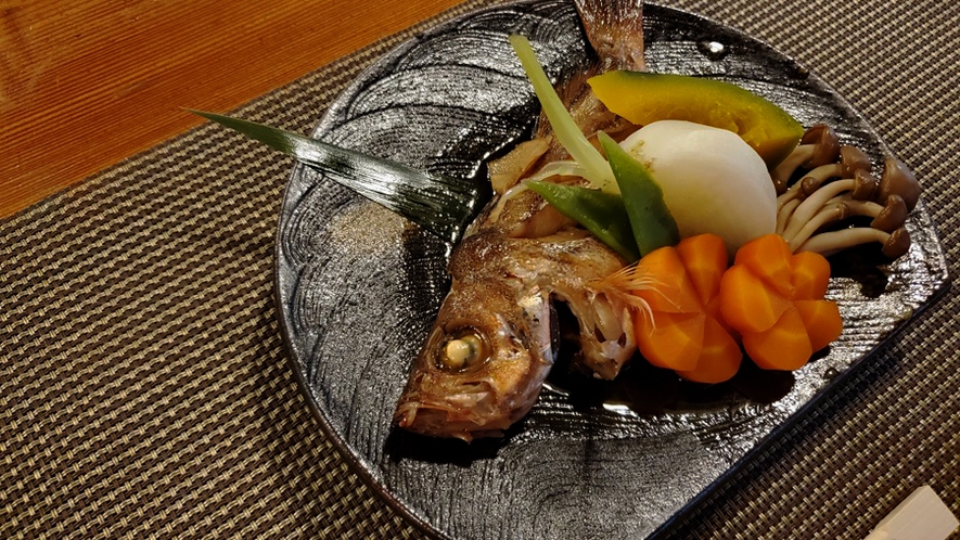 オキメバル　煮魚