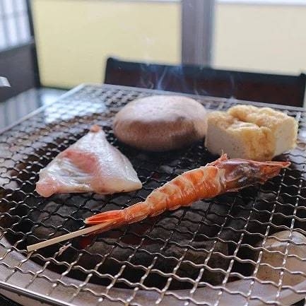 【福井をまるごと堪能】越前炭火焼き海鮮プラン（若狭牛付き）
