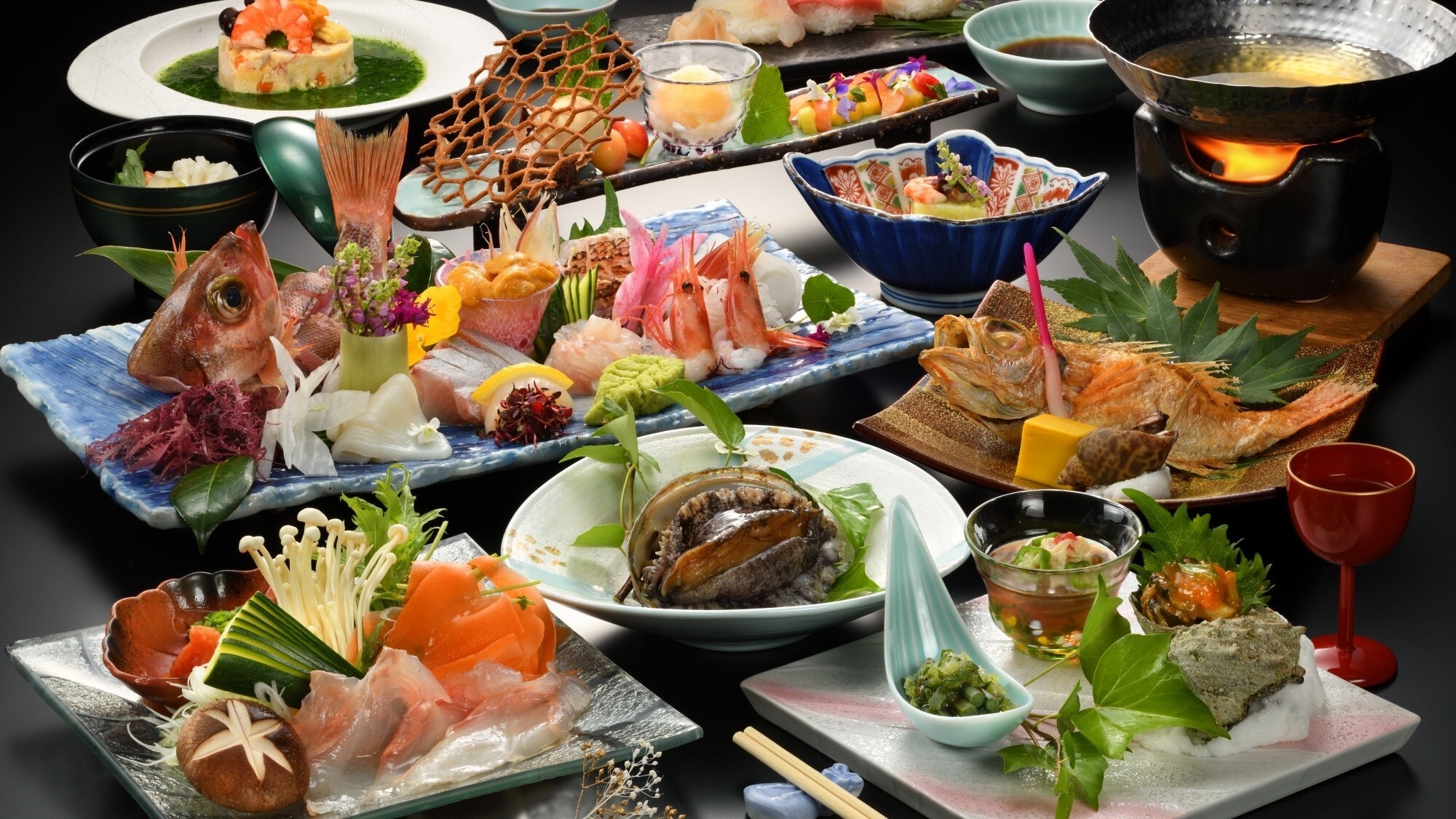 ■【ご夕食一例】魚尽くし会席 ※写真はイメージです。仕入れ状況により異なります。