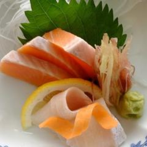 刺身　【川の恵みの刺身】