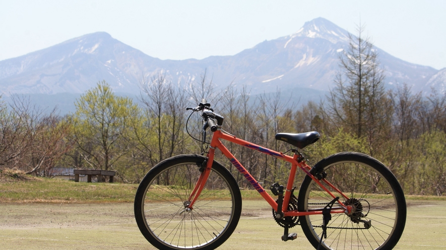 磐梯山　周辺のサイクリングも人気です