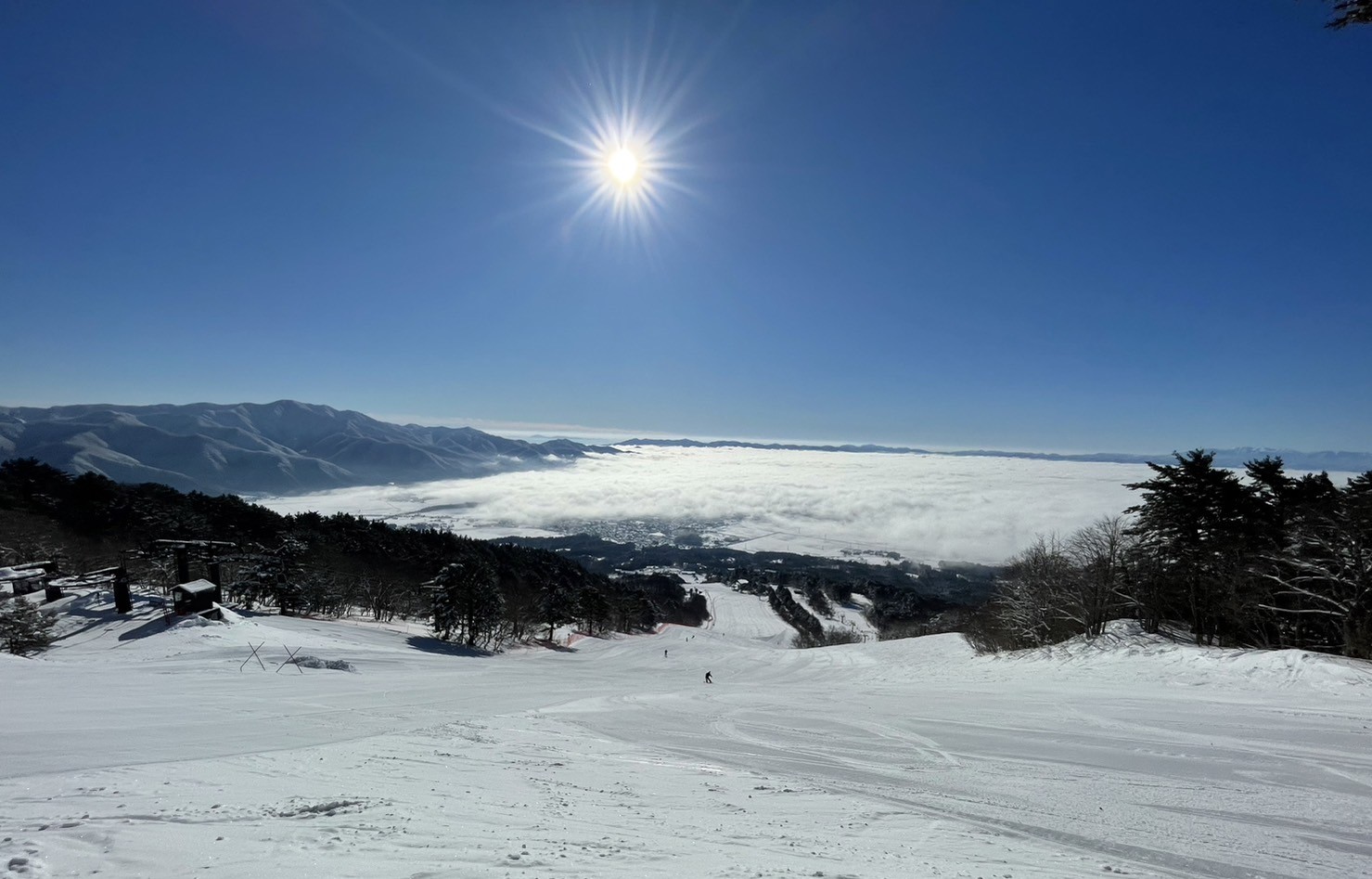 スキー場雲海