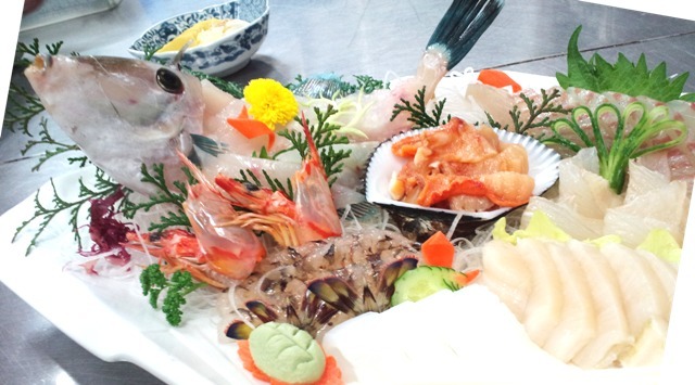 メバルの煮つけ・お刺し身盛り合わせ付き牛窓前島お魚ざんまいプラン☆