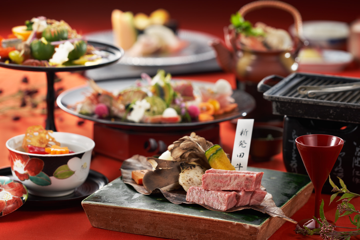 新発田牛ステーキ会席プラン