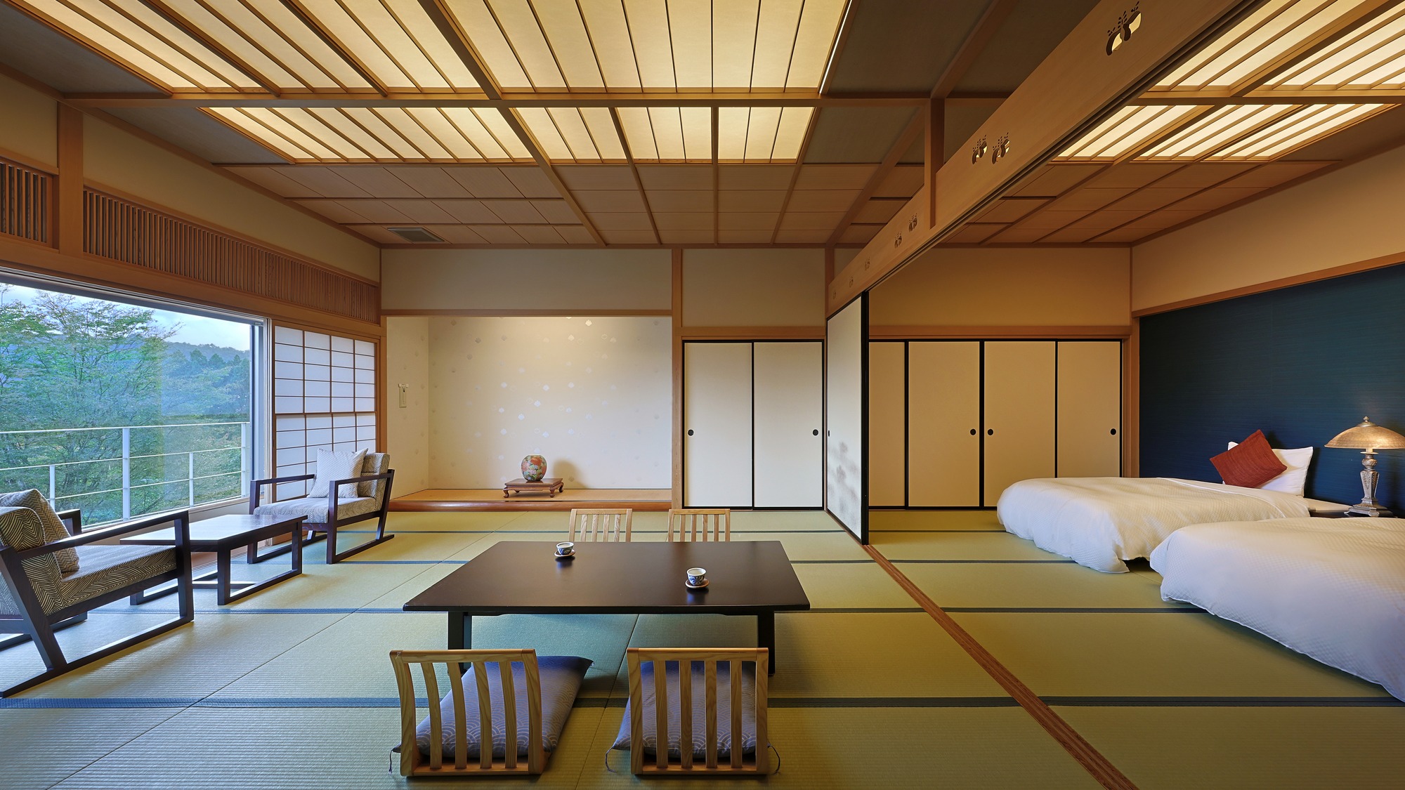 【別邸】最上川一望の特別和室