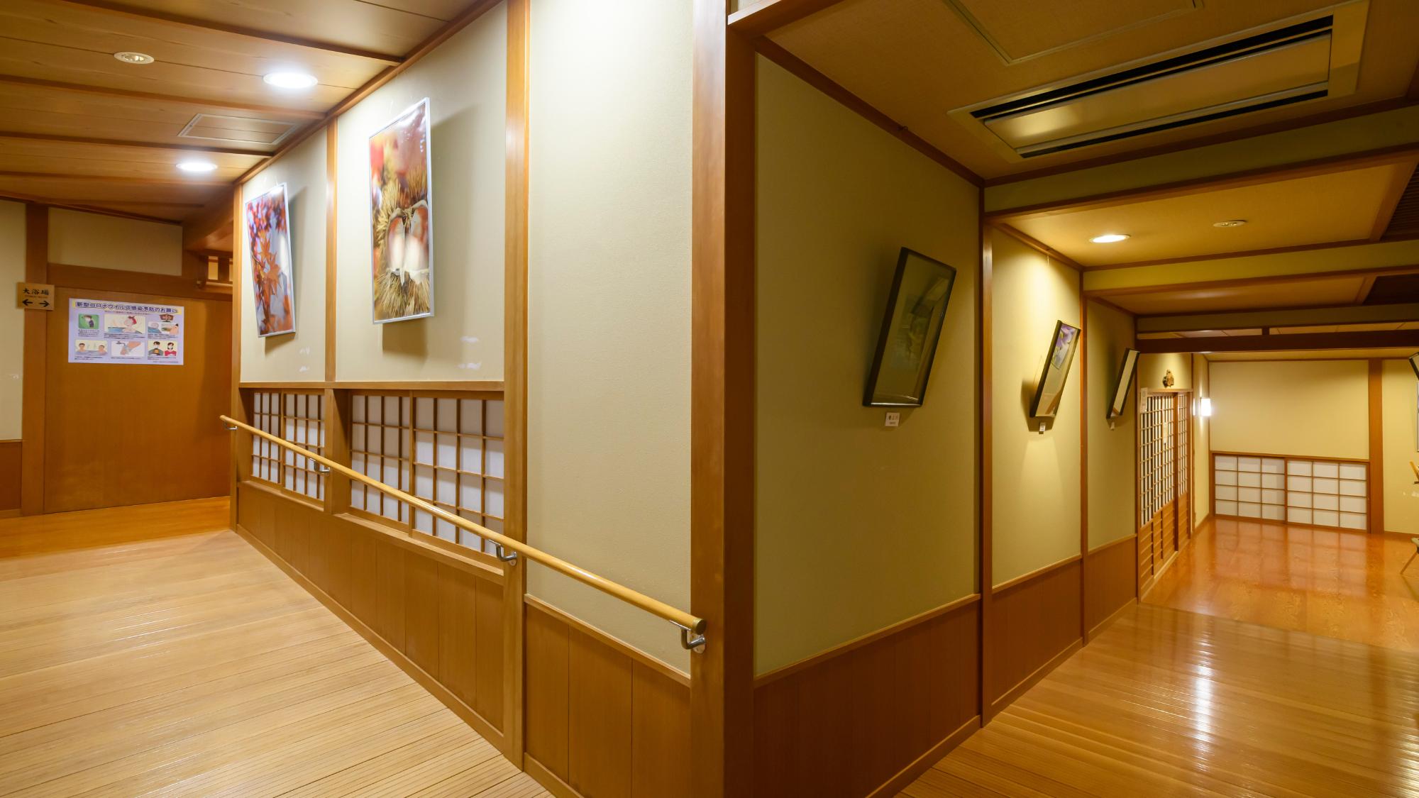 【館内】大浴場へ向かう道のり