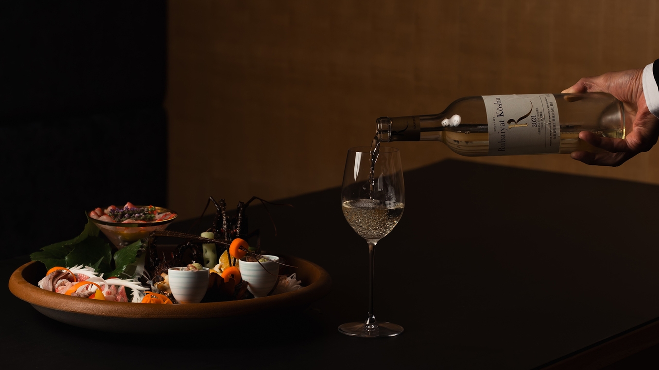 【海望カウンター特等席限定】ソムリエ Wine ＆ Sake Pairing 6 Glass