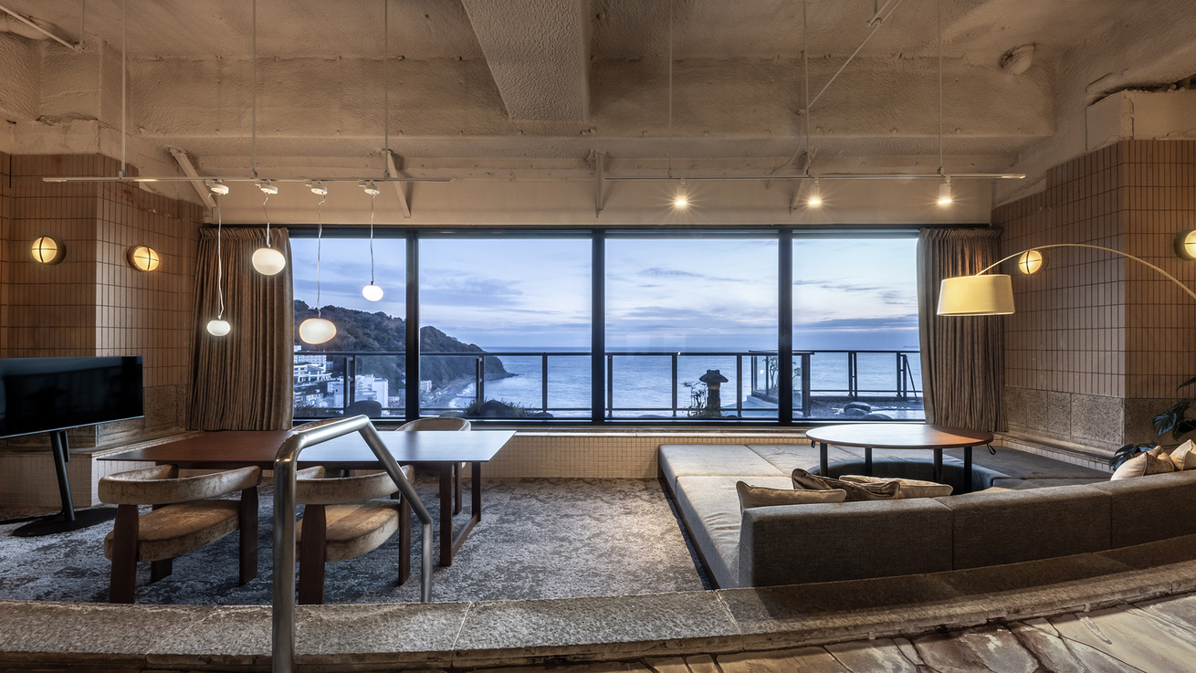 【元大浴場スイート】源泉オーシャンビュー露天風呂・サウナ付き