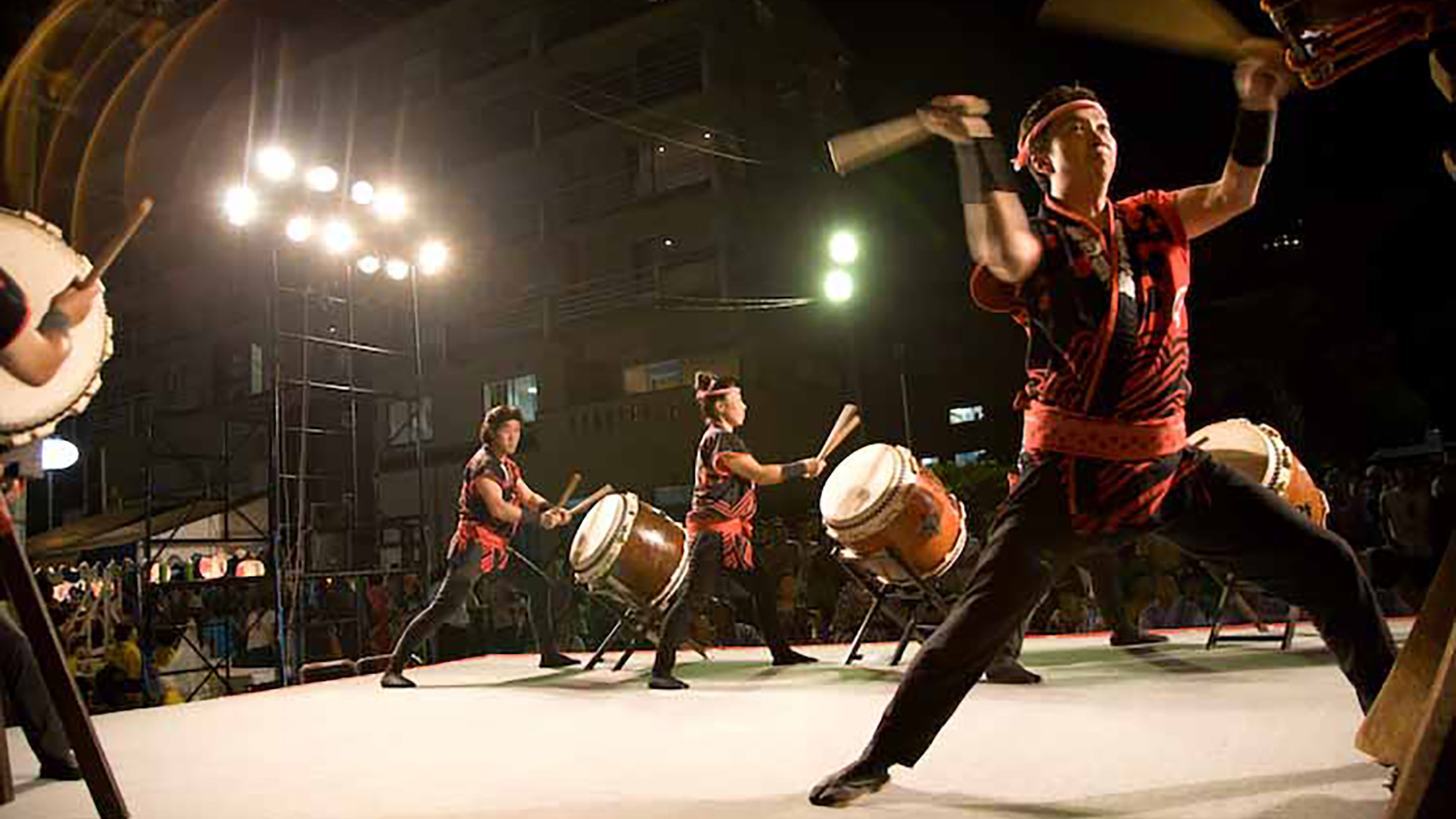 熱川温泉。夏のお祭り