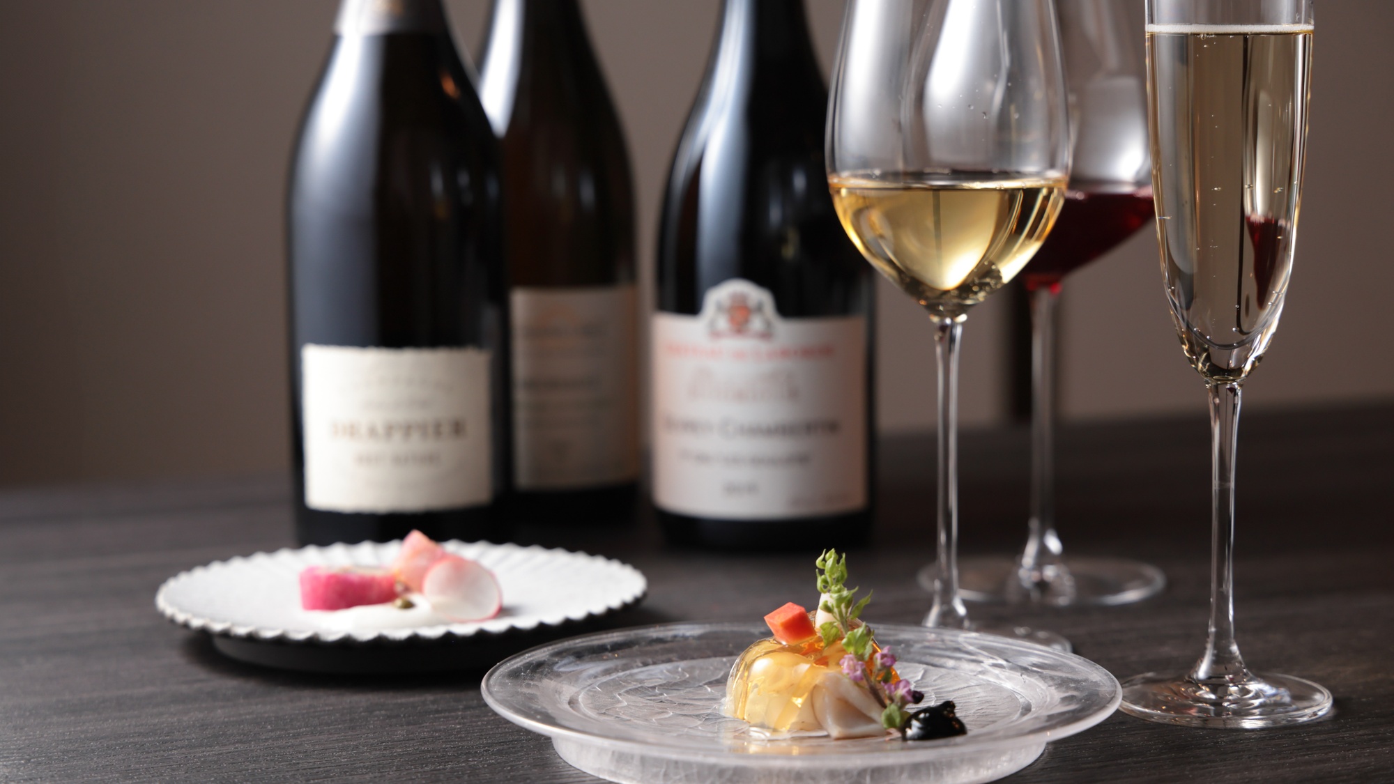 【海望カウンター特等席限定】ソムリエ Wine ＆ Sake Pairing 6 Glass