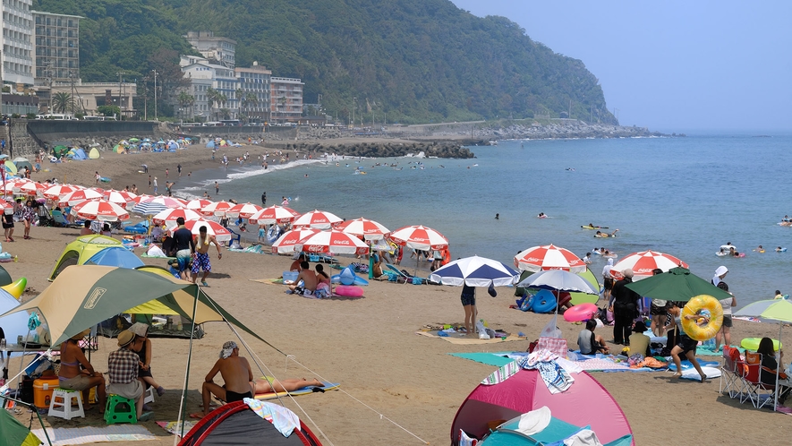 熱川ビーチ　夏の様子