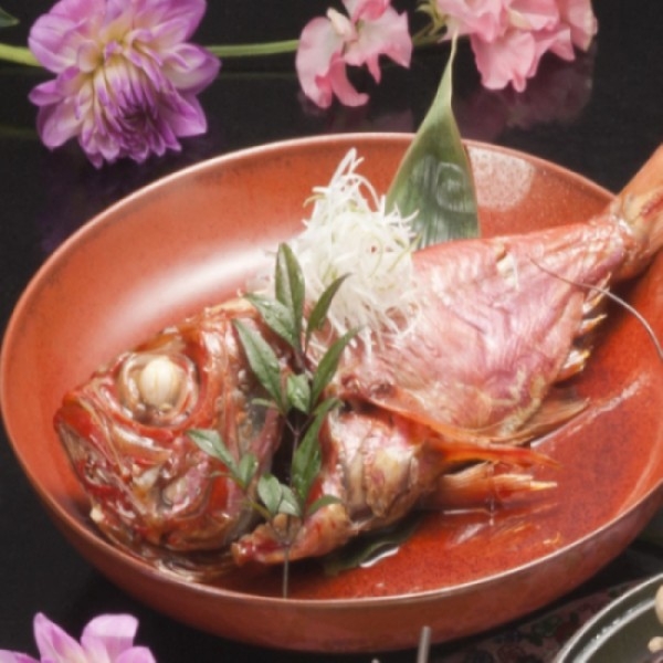 【一人旅応援】《海鮮三昧スタンダード》鮑の踊り焼き、金目鯛の姿煮付き