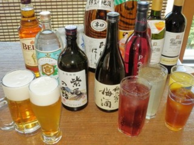 【夕食】生ビール・サワー・日本酒・焼酎などすべて90分飲み放題になります！