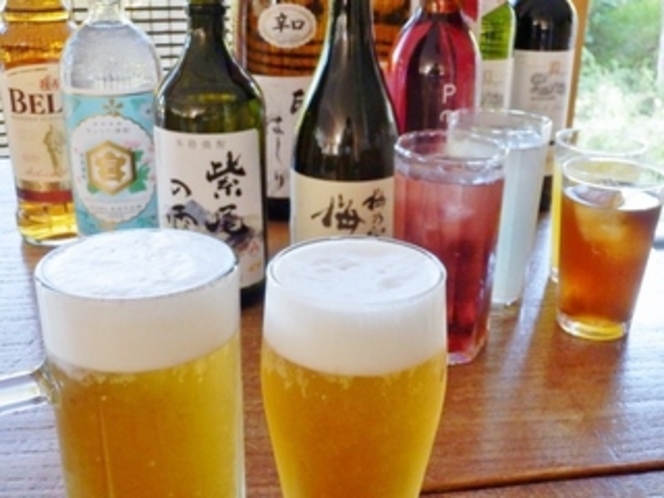 【夕食】90分の飲み放題付！生ビール・日本酒・焼酎・ワイン・ソフトドリンクetc･･種類も豊富♪