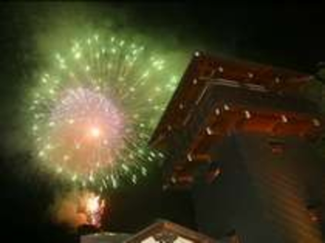 【弘法大師奉納花火大会】毎年８月２１日に開催。修善寺温泉の夜空を彩ります♪