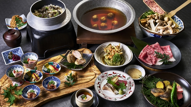 ■リニューアル記念■＜旅館こぶし：本格会席＞ベッドタイプ和洋室＆椅子テーブルでのお食事で、快適な旅を