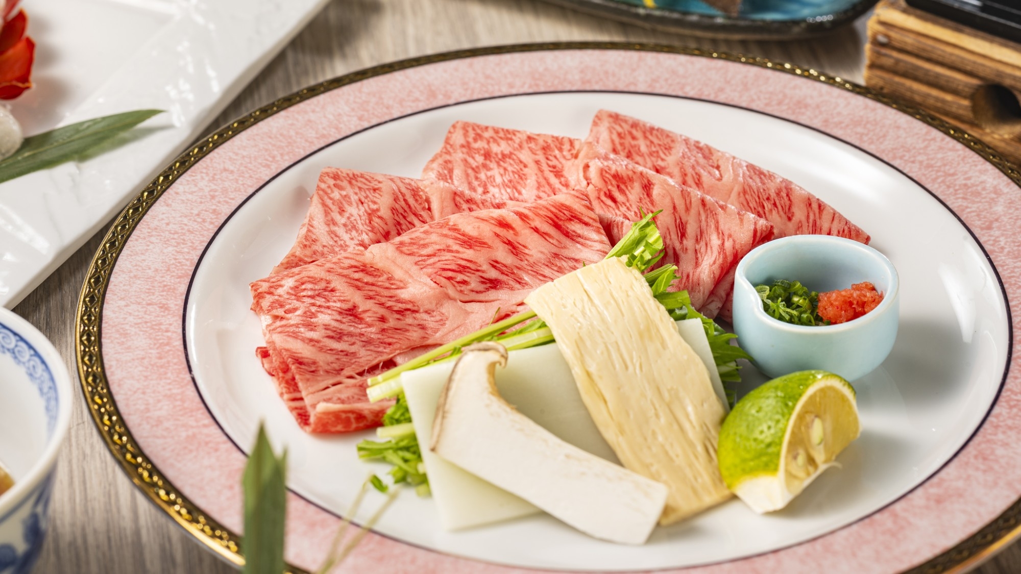 【お食事処おまかせ】湯布院駅送迎サービス付! 極上和牛しゃぶ×旬彩懐石の癒し旅