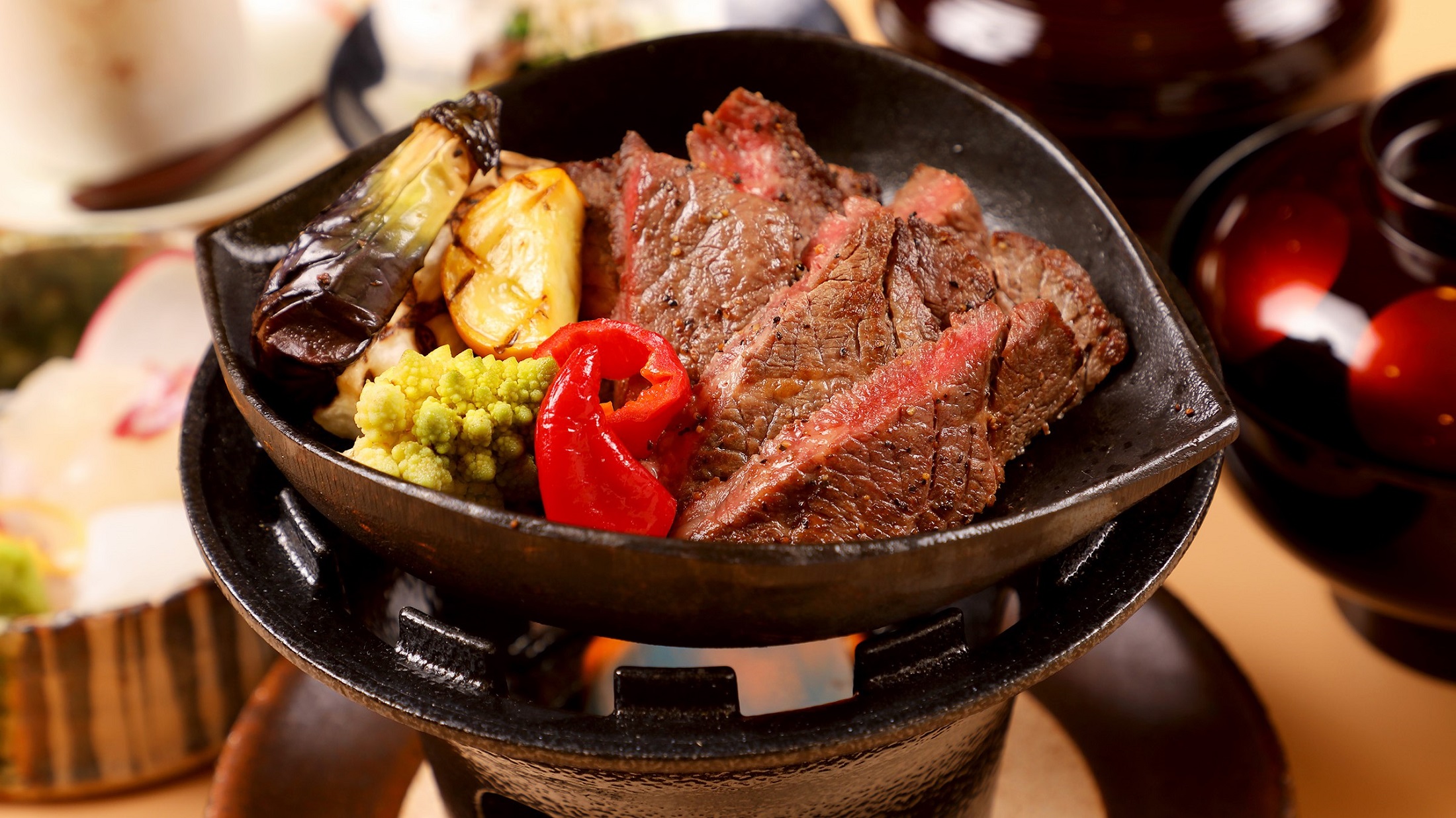15階　日本料理「筑紫野」【黒毛和牛ステーキ御膳】