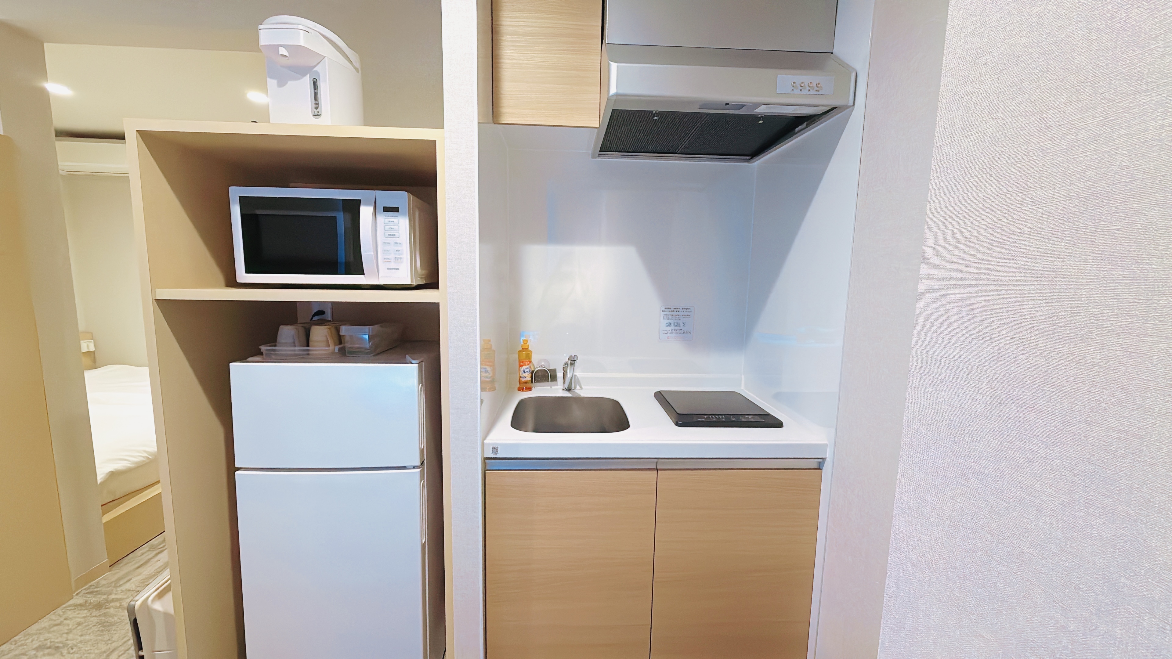 キッチン　5名・6名の一部客室のみ