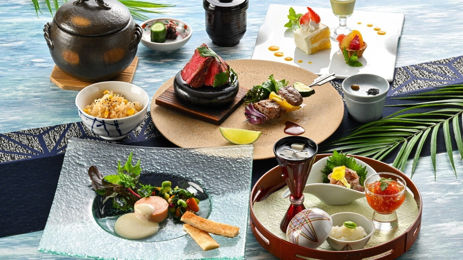【1泊2食付 和洋折衷コース】四季を愉しむリゾート！メインが選べるコース料理に舌鼓／19：00開始〇