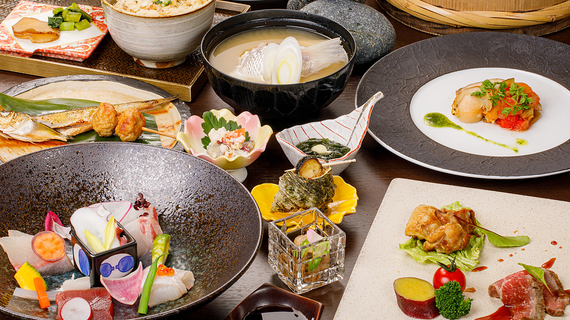 季節の和風コース料理イメージ