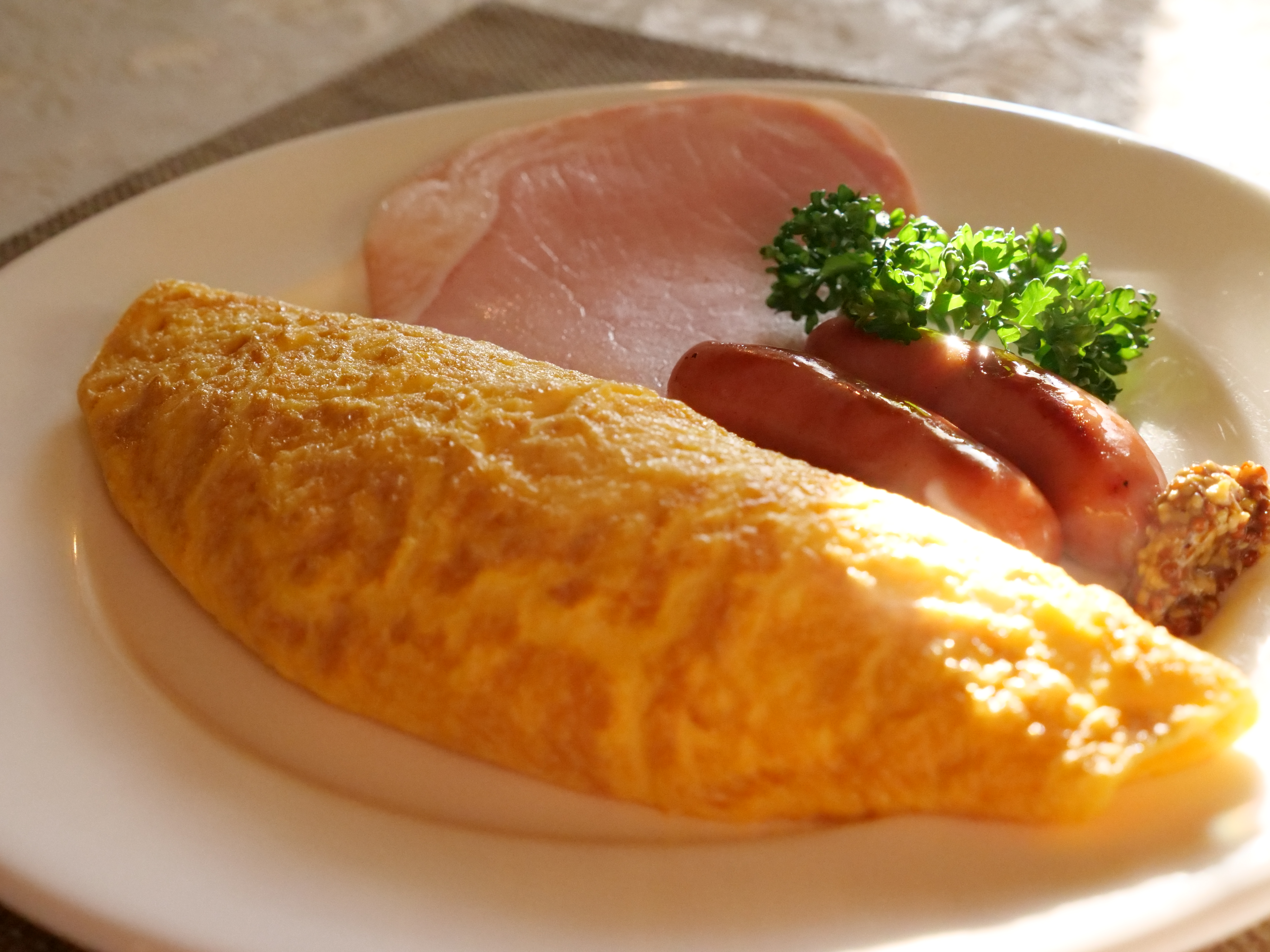 朝食◆ふわふわ出来立てのオムレツ