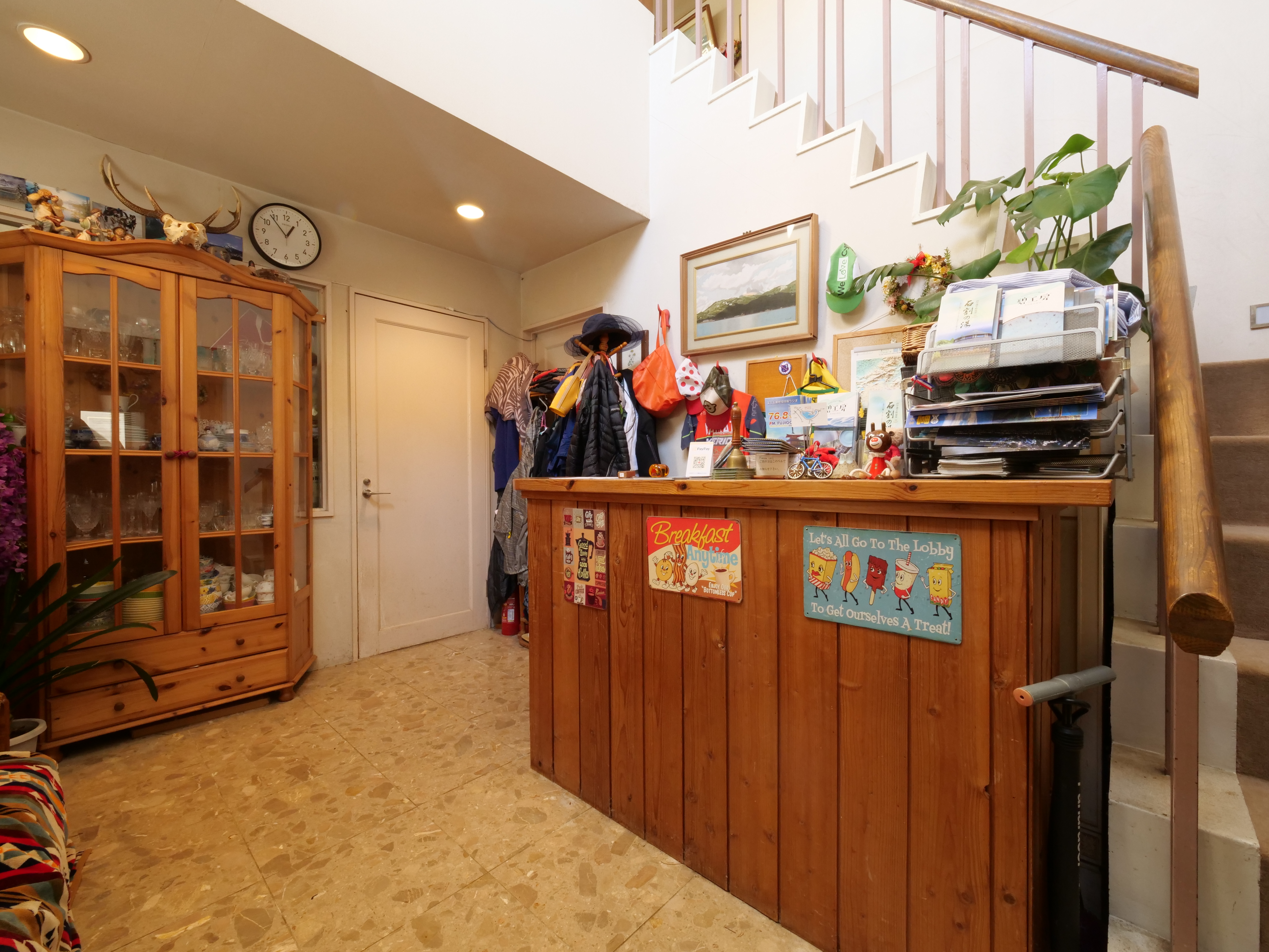 フロント◆滞在中はごゆっくりお過ごしください