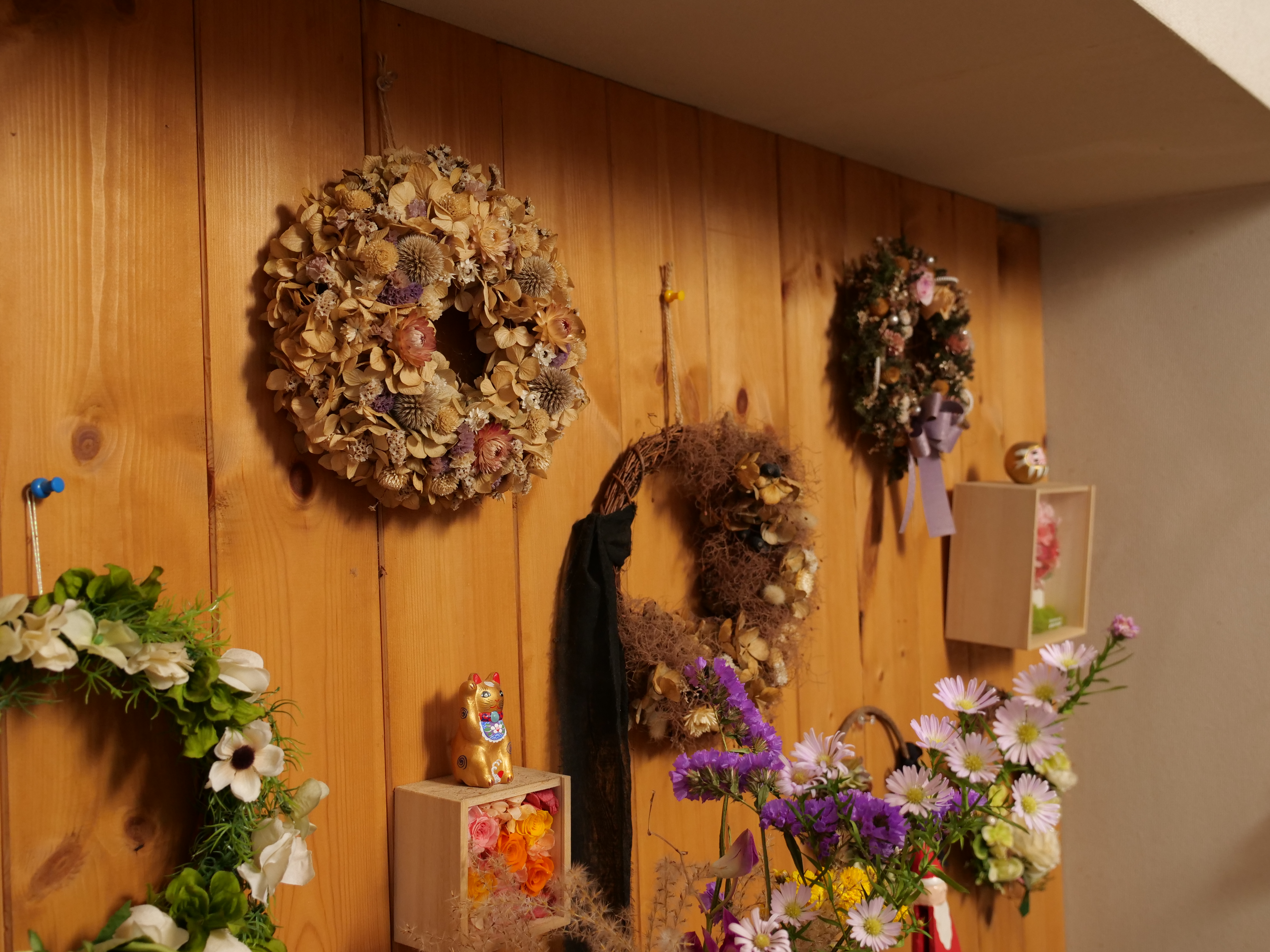 フロント◆手作りの飾りでおもてなし