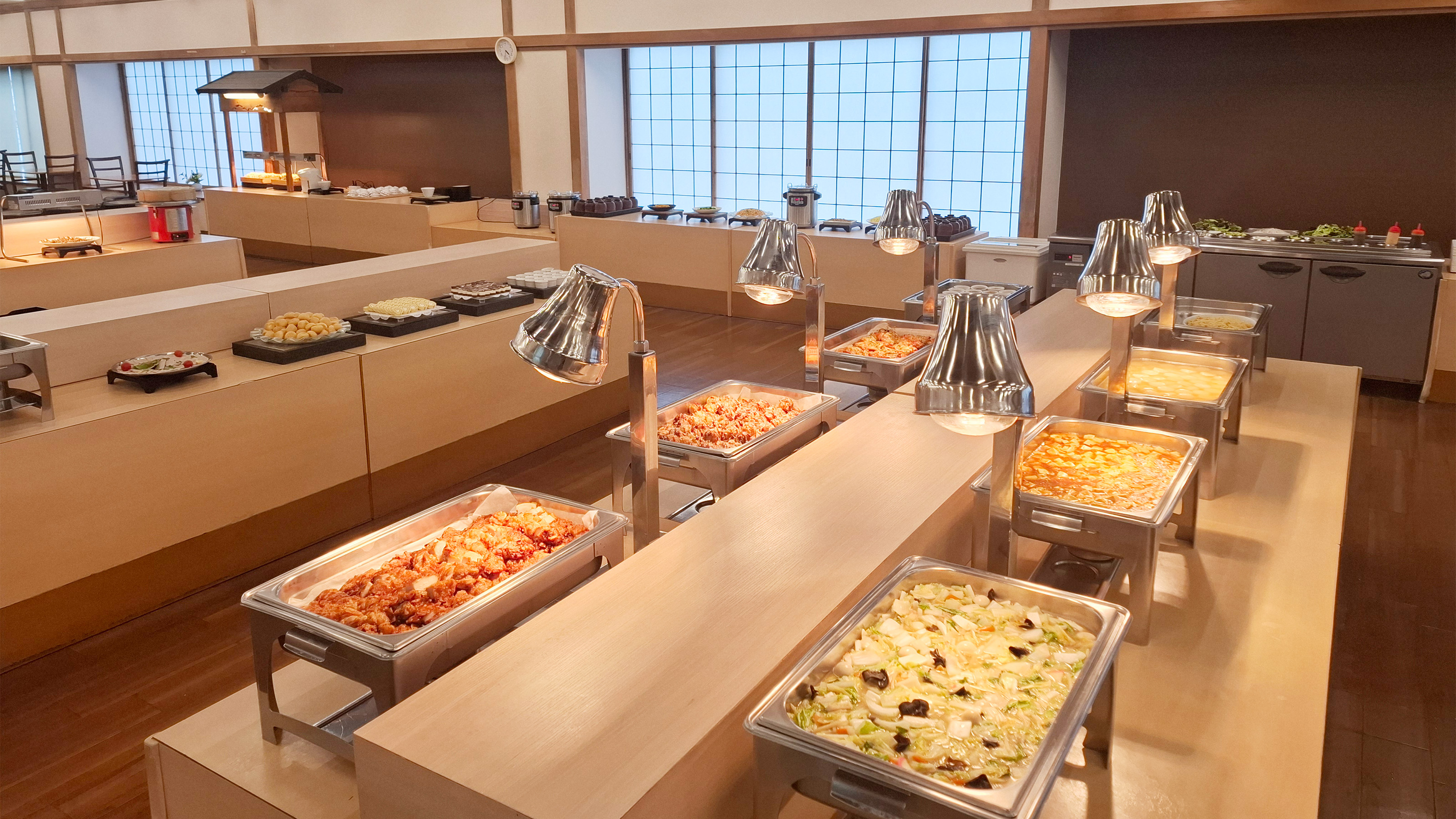 夕食バイキング