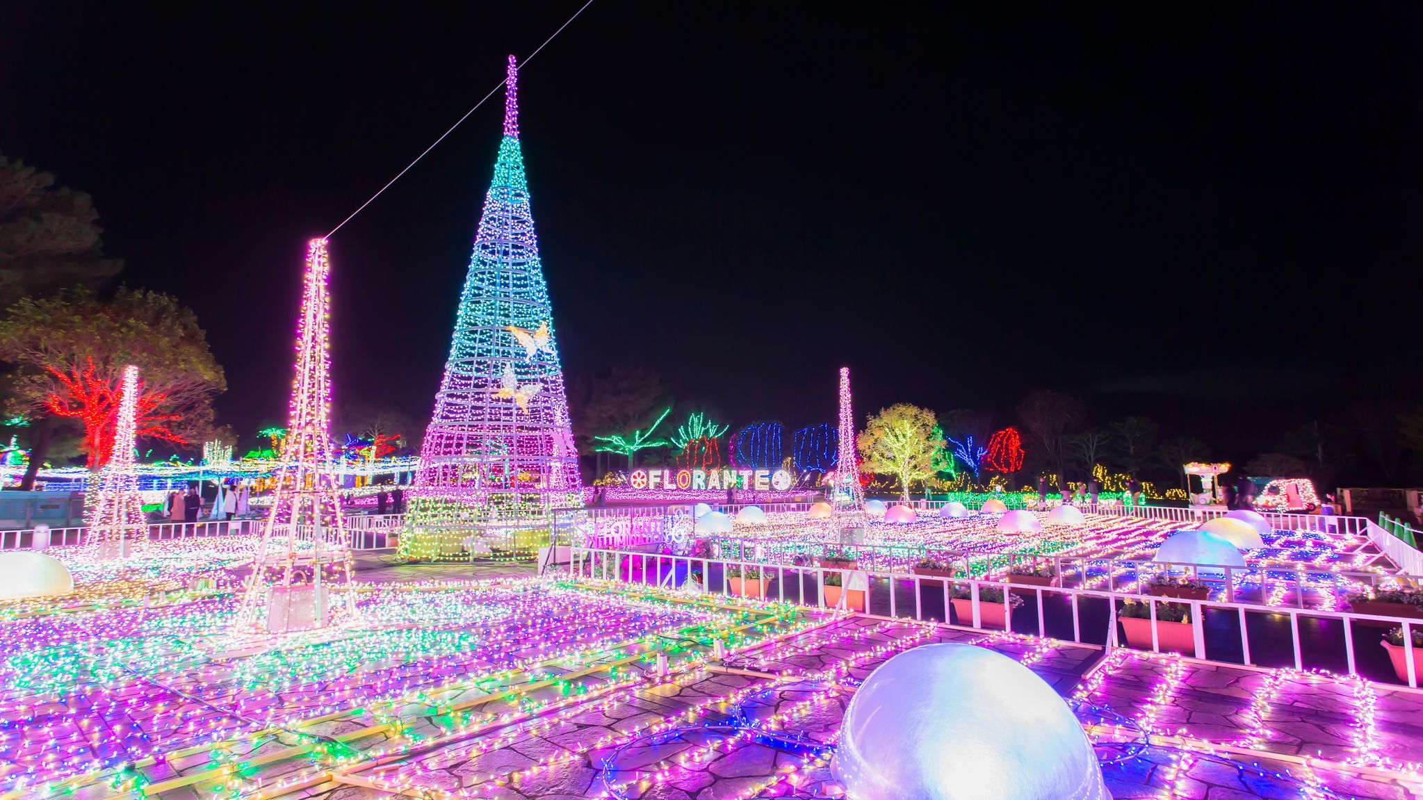 2Fから17:30頃の点灯の瞬間がおすすめです♪　感動@_@！＆思い出間違い無し！