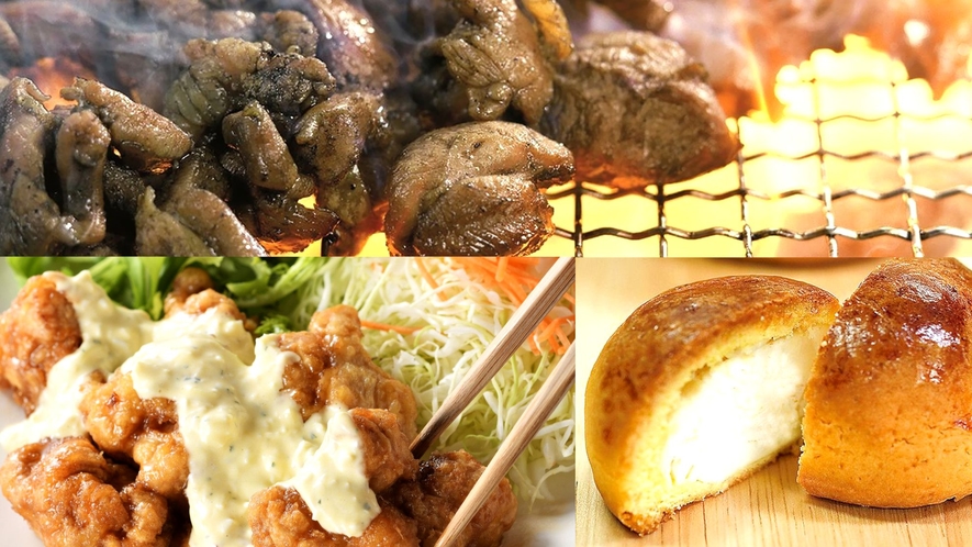 宮崎名物で食べたいものは決まりましたか？　地鶏、チキン南蛮、チーズ饅頭、冷汁、餃子、辛麺？