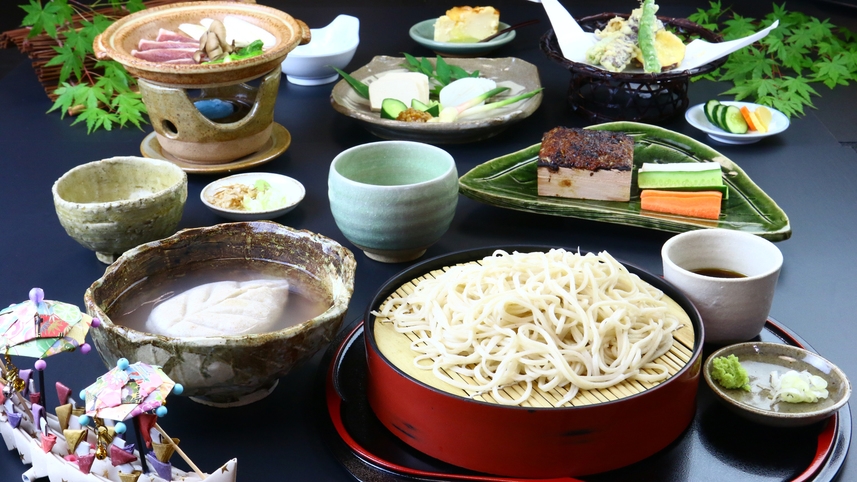 手打ちそば会席◆ 4代目そば職人が手掛けるオリジナルコース！お酒と一緒にどうぞ