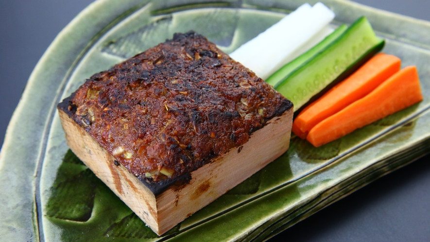 そば会席◆オリジナル焼き味噌！新鮮野菜をつけて♪