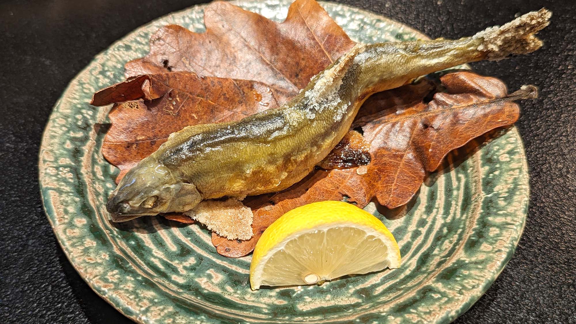 川魚の塩焼き