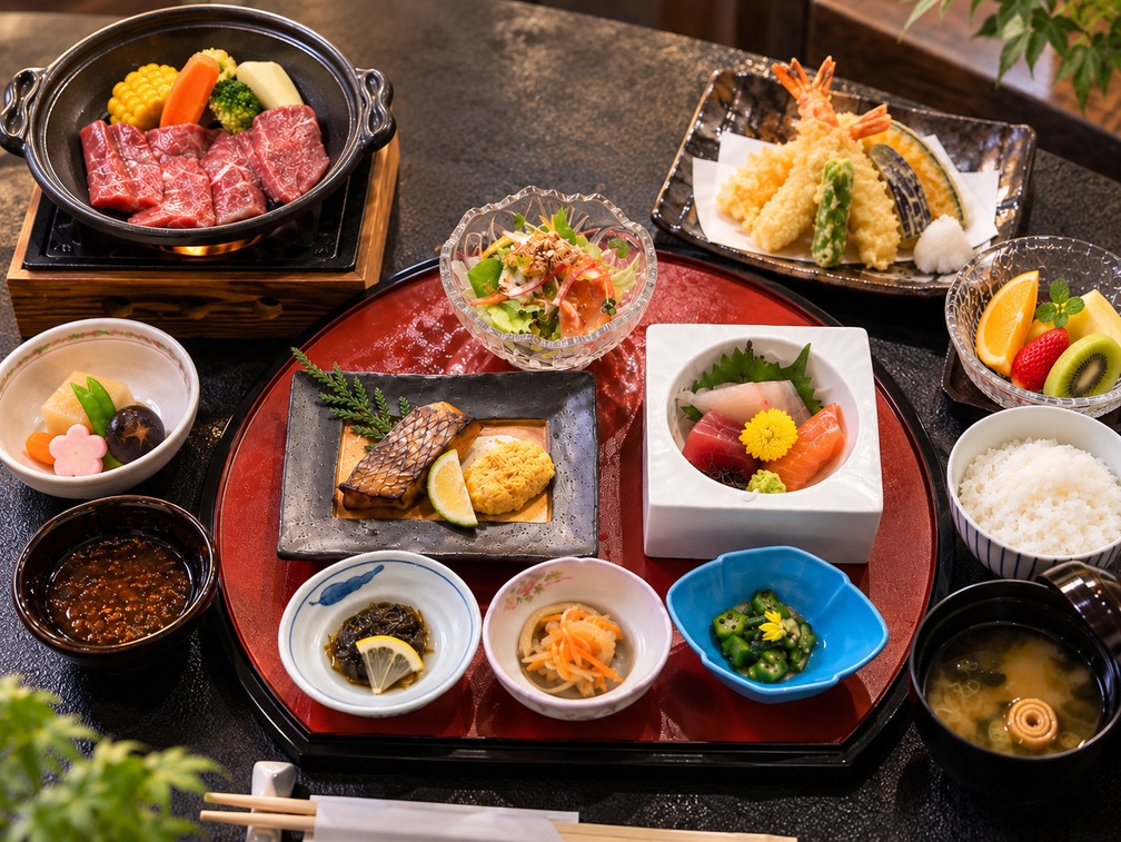 【2食付】秋の旅行に最適！郷土会席プラン〜南阿蘇の味わいを満喫〜【駐車場無料】全室マウンテンビュー
