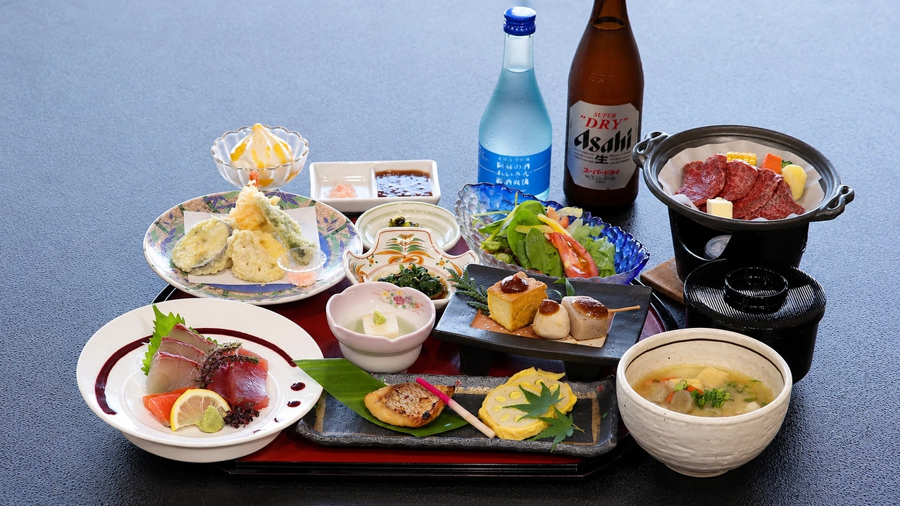 【2食付】【南阿蘇の郷土料理を堪能】阿蘇あか牛と熊本の味覚を満喫♪ 四季のごちそう御膳