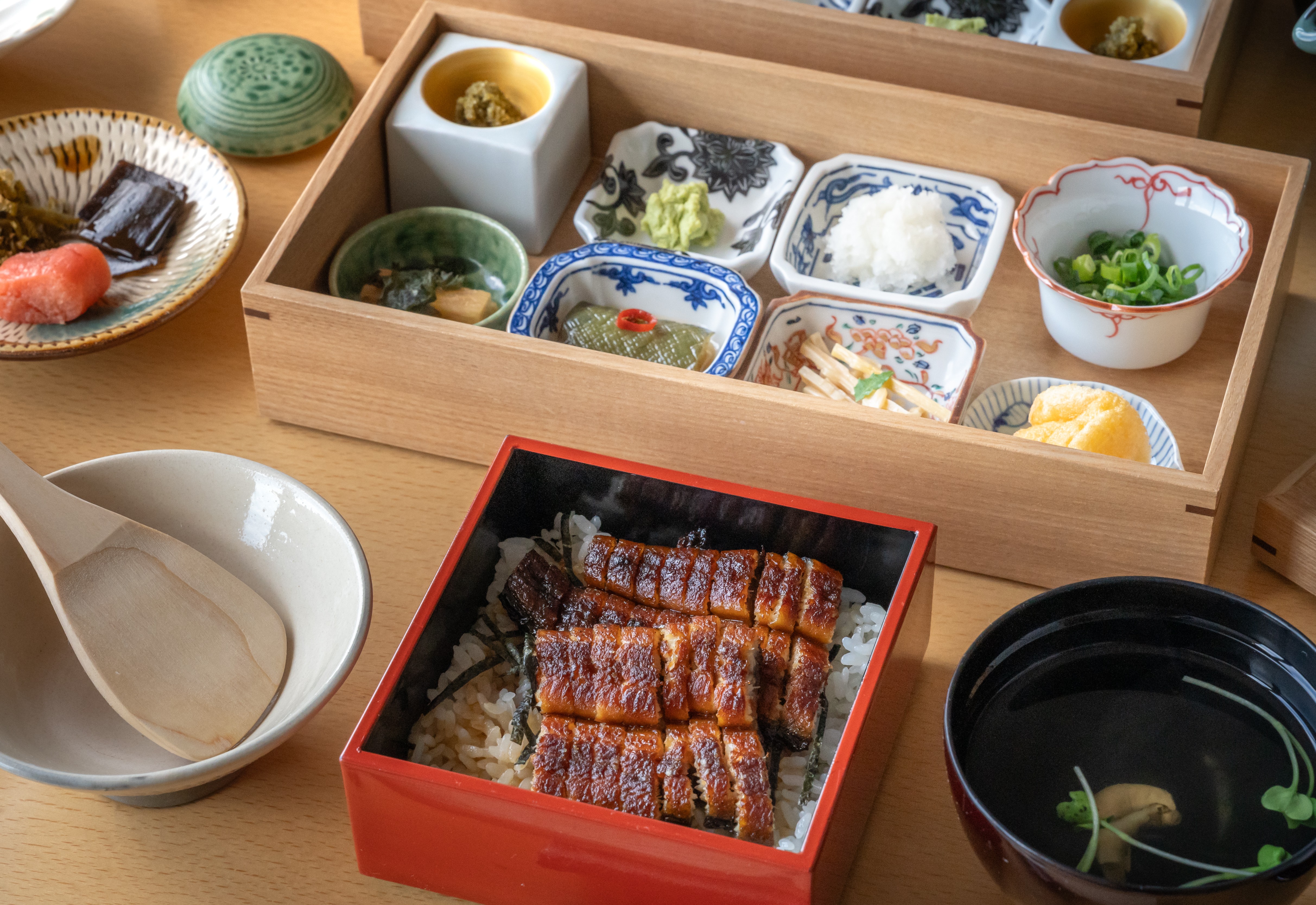 ミニまぶし付き朝食