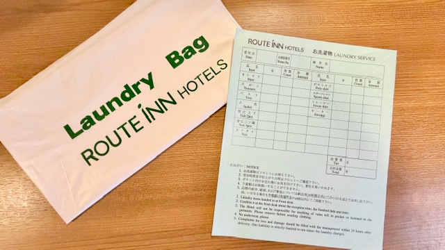 【サービス】衣類のクリーニングを承っております