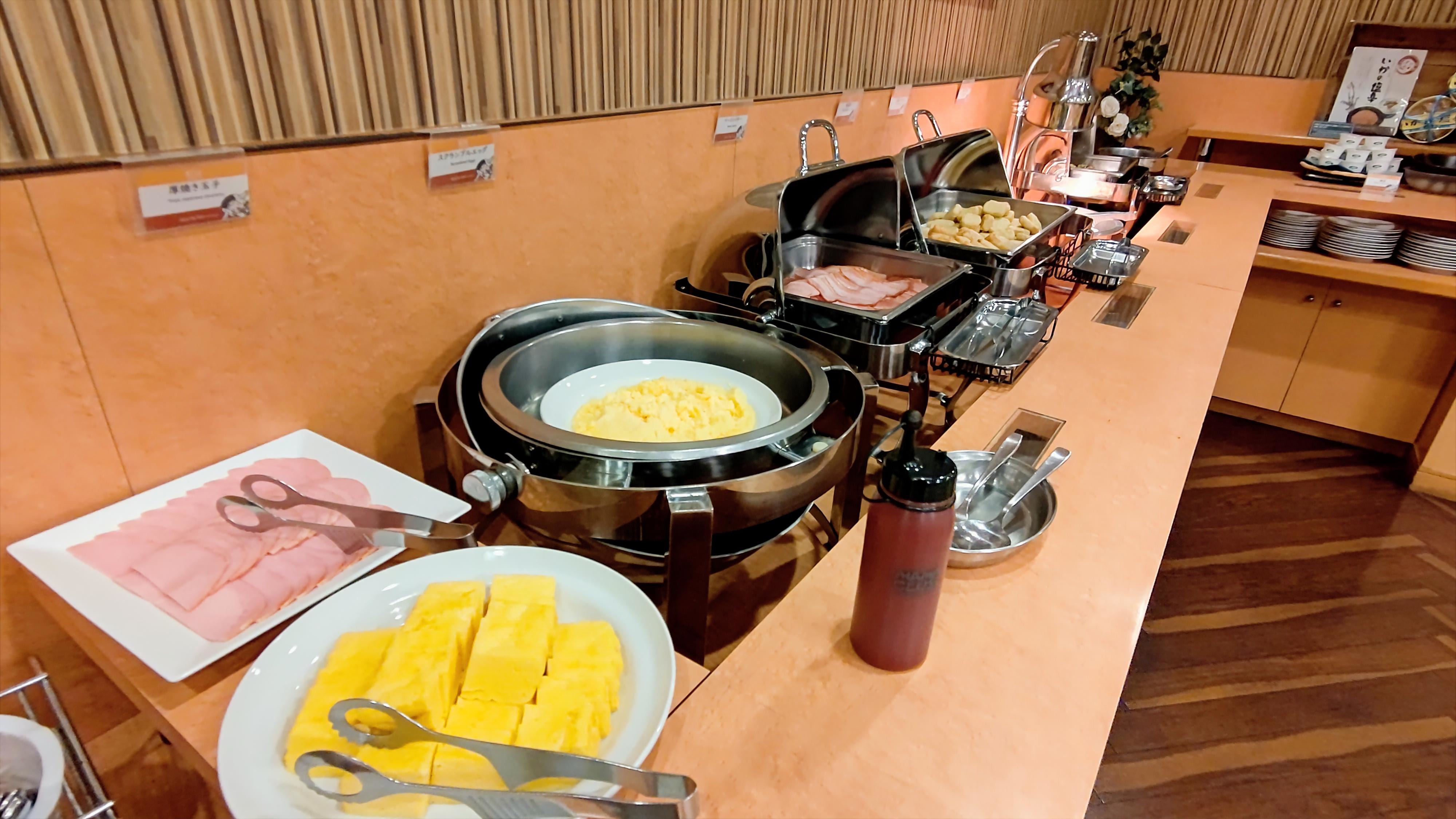 【朝食バイキング】バイキングカウンター