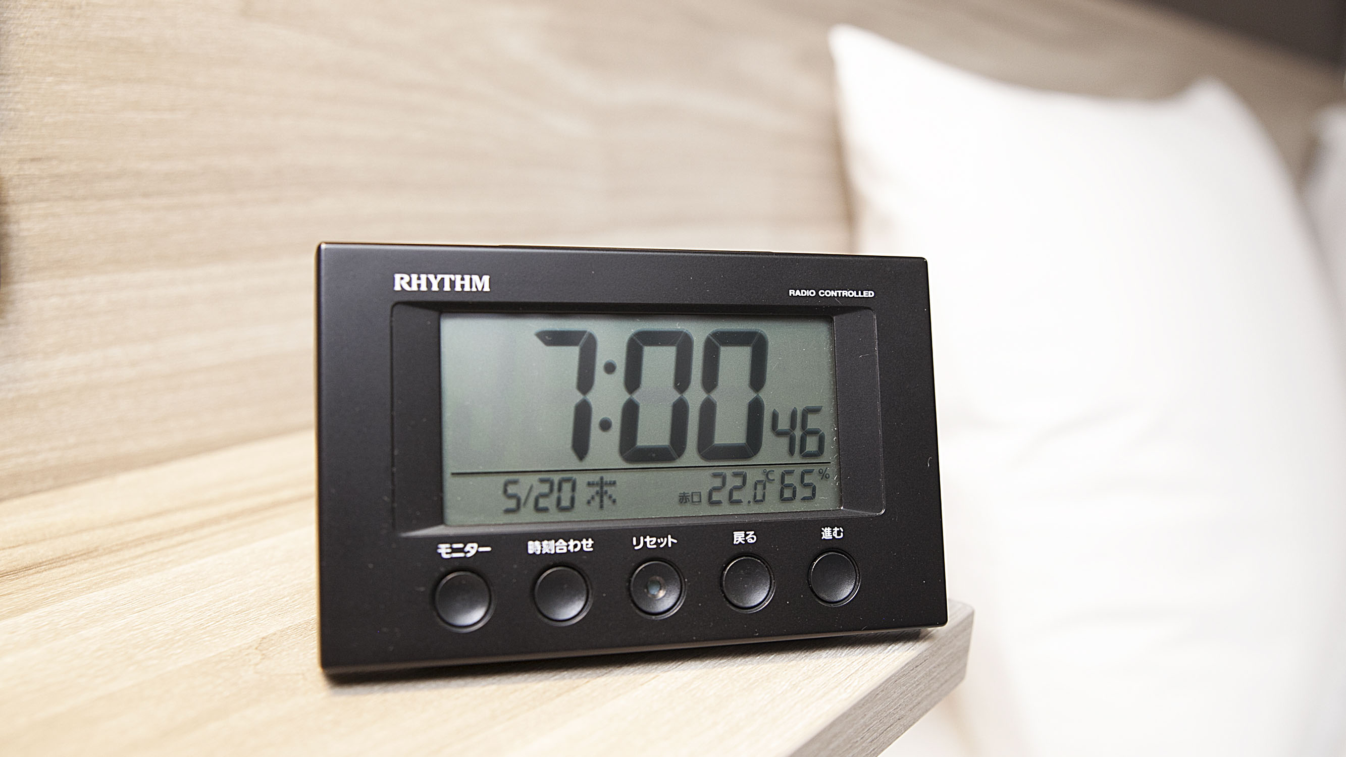 【客室備品】置き時計（アラーム付）