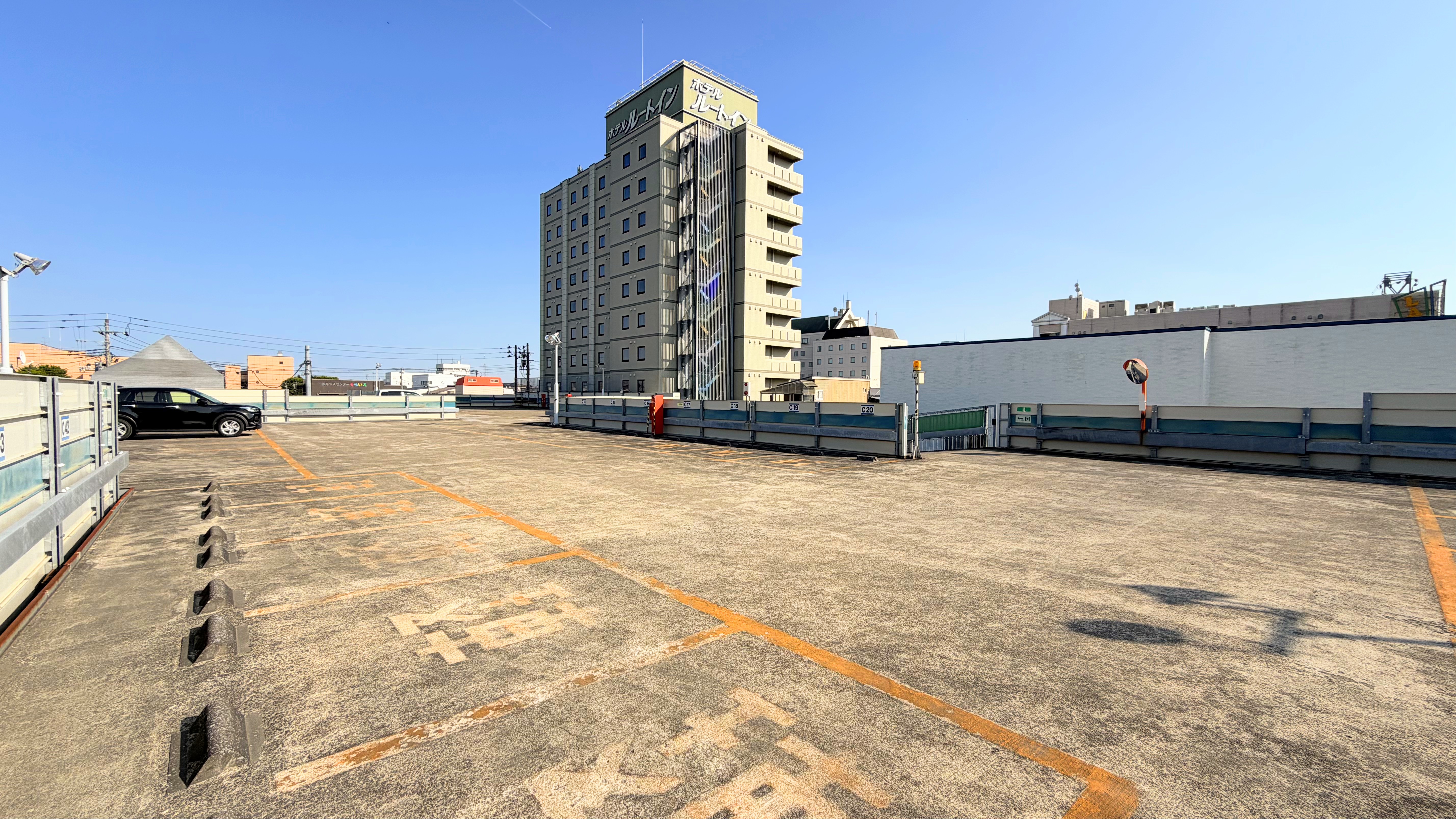 【駐車場】屋上駐車場