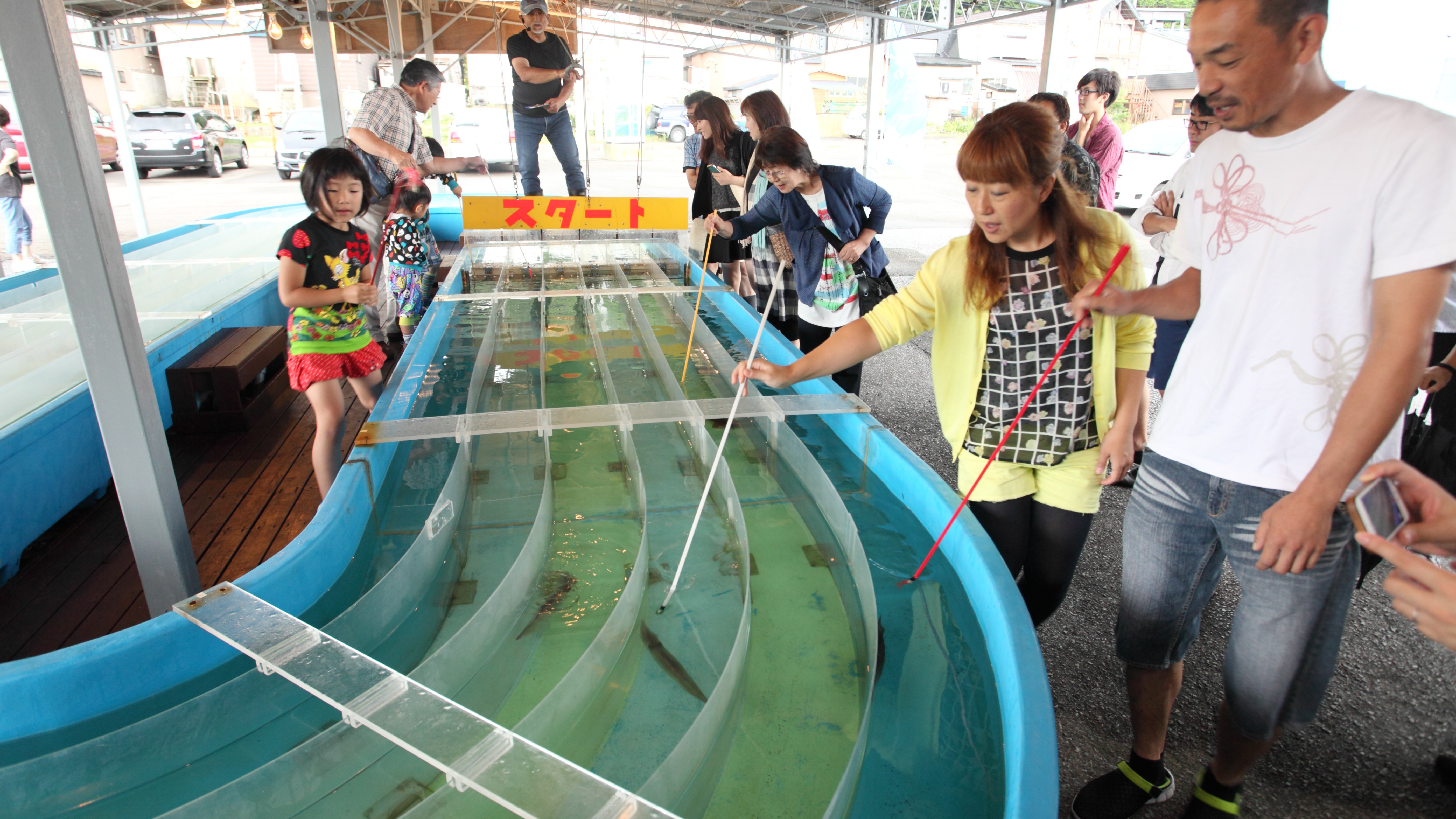 【イベント・風間浦村】活イカレース