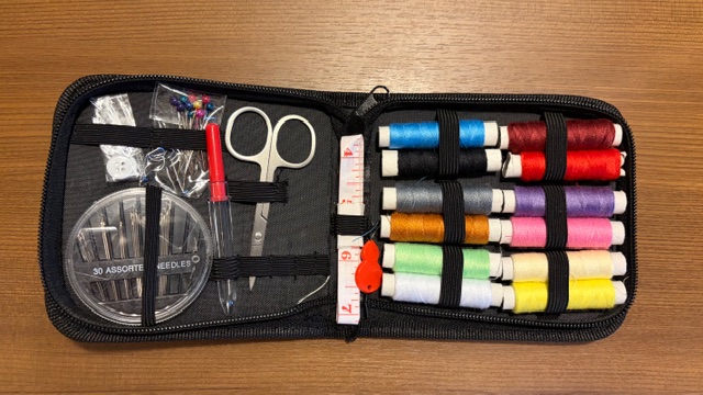 【貸出品】ソーイングセット　フロントにて貸出しております